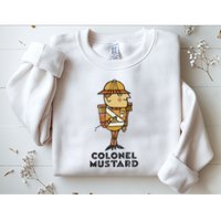 Clue Colonel Mustard Retro Poster Sweatshirt