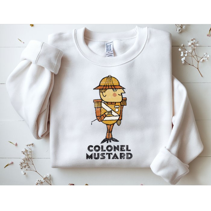 Clue Colonel Mustard Retro Poster Sweatshirt