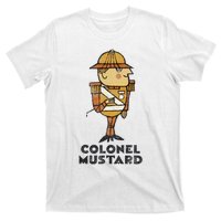 Clue Colonel Mustard Retro Poster T-Shirt