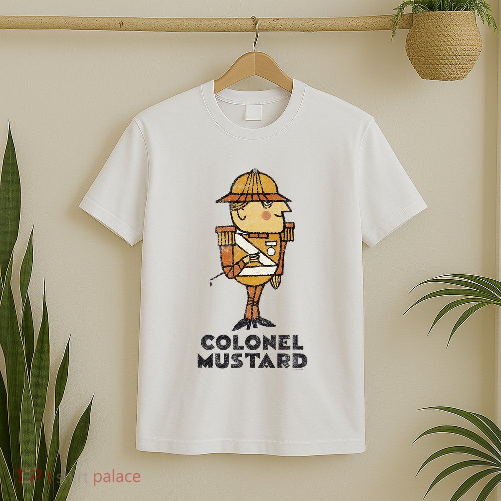 Clue Colonel Mustard Retro Poster T-Shirt