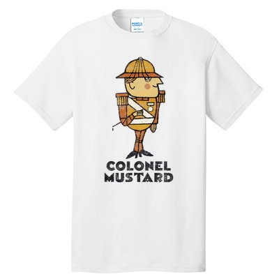 Clue Colonel Mustard Retro Poster Tall T-Shirt