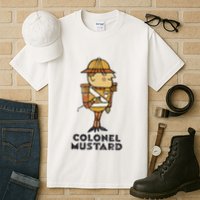Clue Colonel Mustard Retro Poster Tall T-Shirt