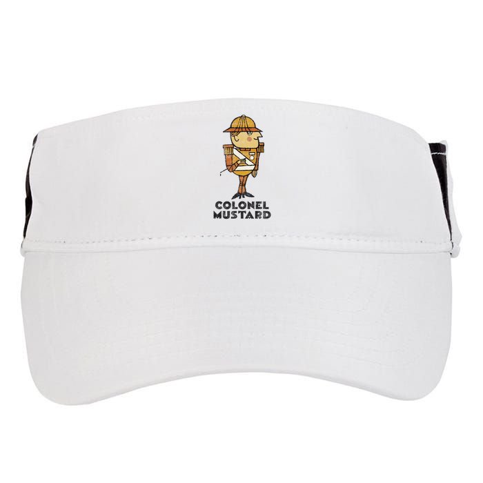 Clue Colonel Mustard Retro Poster Adult Drive Performance Visor