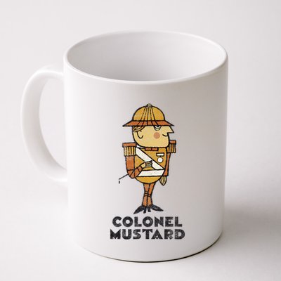 Clue Colonel Mustard Retro Poster Mug