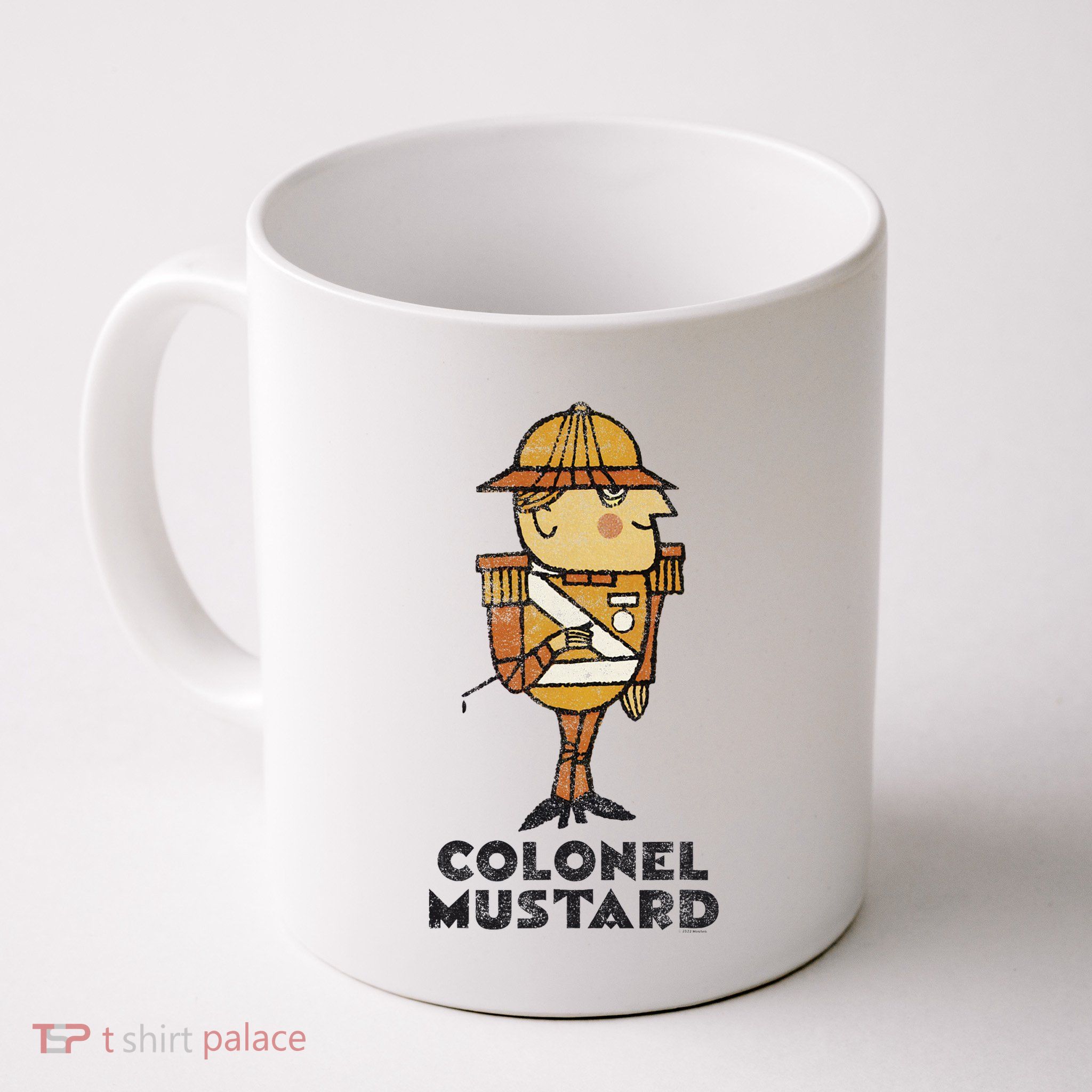 Clue Colonel Mustard Retro Poster Mug