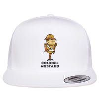 Clue Colonel Mustard Retro Poster Flatbill Hat