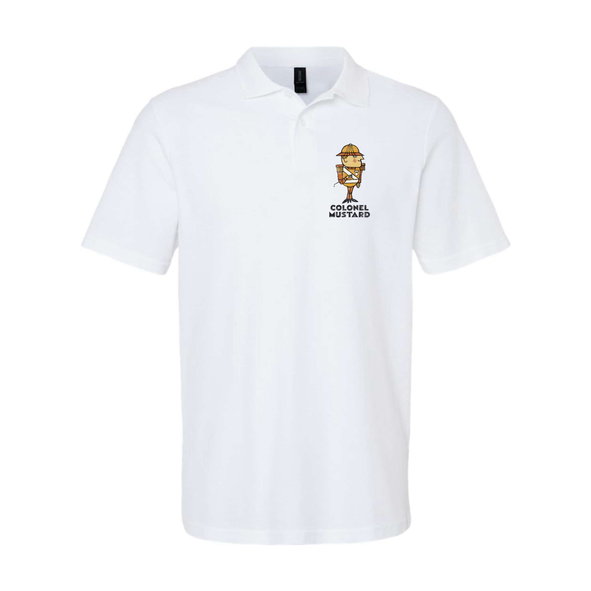 Clue Colonel Mustard Retro Poster Polo