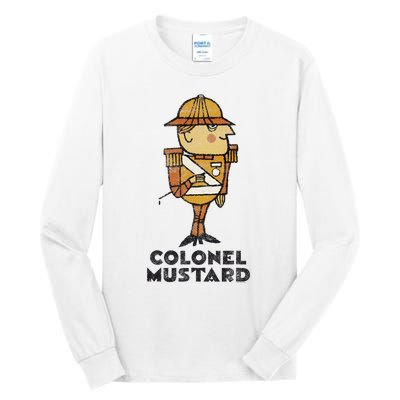 Clue Colonel Mustard Retro Poster Tall Long Sleeve T-Shirt