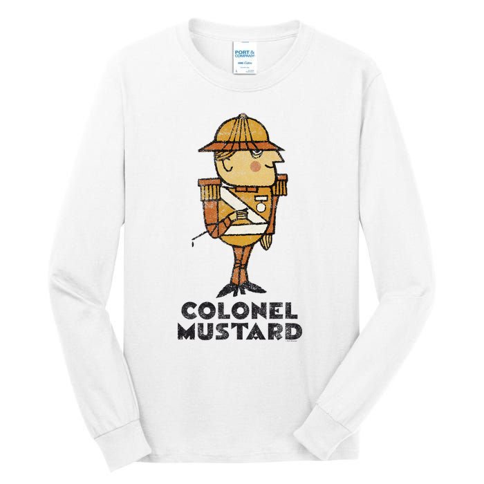 Clue Colonel Mustard Retro Poster Tall Long Sleeve T-Shirt