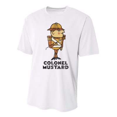 Clue Colonel Mustard Retro Poster Performance Sprint T-Shirt