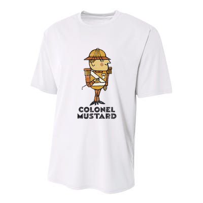 Clue Colonel Mustard Retro Poster Youth Performance Sprint T-Shirt