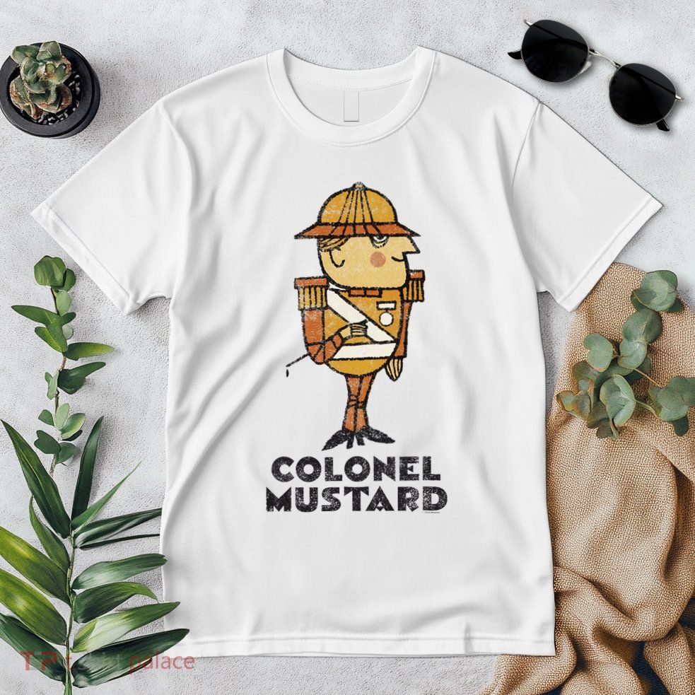 Clue Colonel Mustard Retro Poster Premium T-Shirt