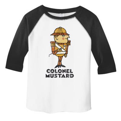 Clue Colonel Mustard Retro Poster Toddler Fine Jersey T-Shirt