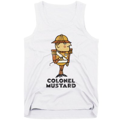 Clue Colonel Mustard Retro Poster Tank Top