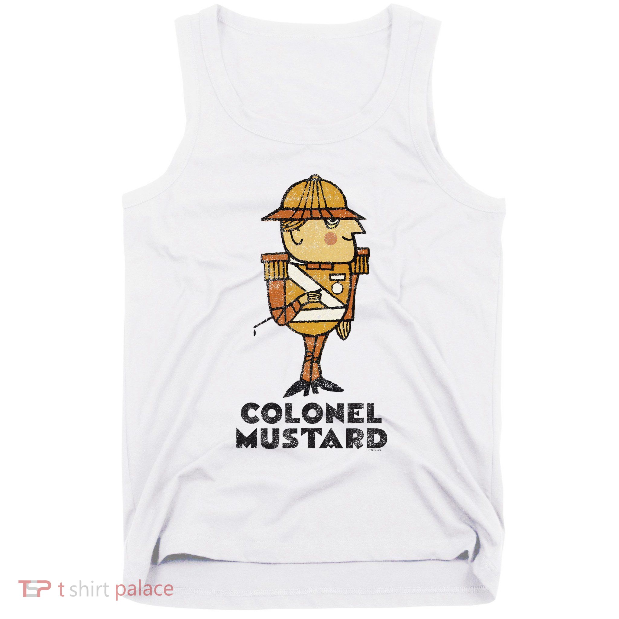 Clue Colonel Mustard Retro Poster Tank Top