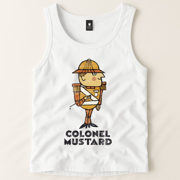 Clue Colonel Mustard Retro Poster Tank Top