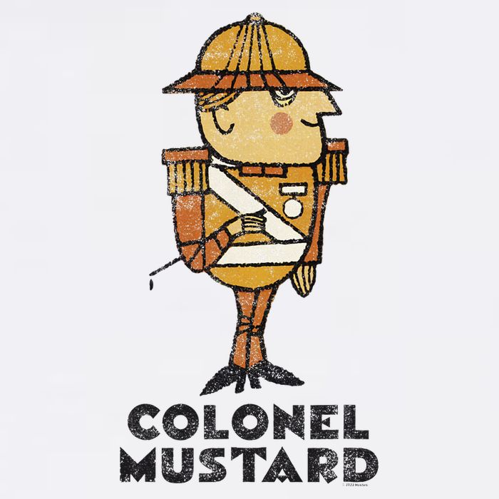 Clue Colonel Mustard Retro Poster Tank Top