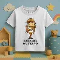 Clue Colonel Mustard Retro Poster Toddler T-Shirt