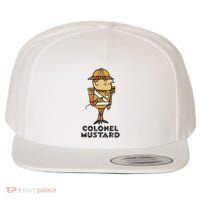 Clue Colonel Mustard Retro Poster Wool Snapback Cap