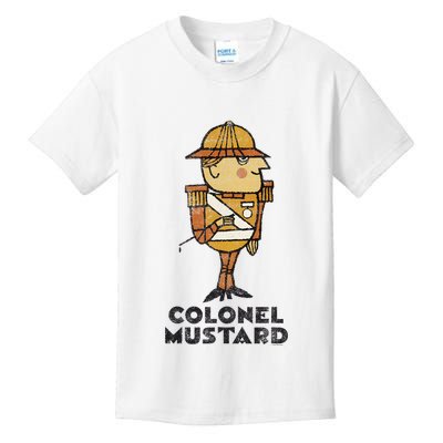 Clue Colonel Mustard Retro Poster Kids T-Shirt