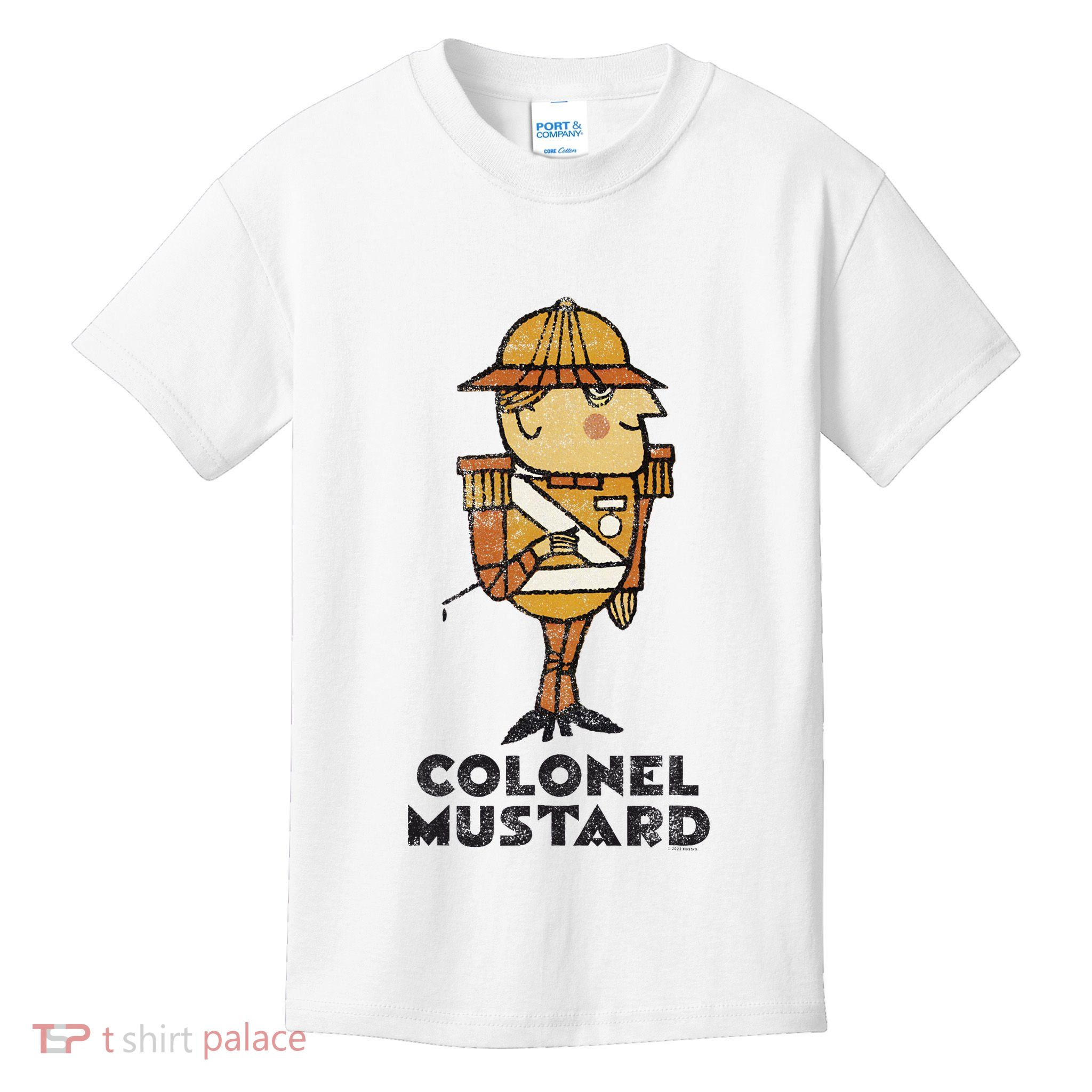 Clue Colonel Mustard Retro Poster Kids T-Shirt
