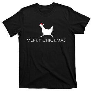 Christmas Chicken Merry Chickmas Hen Santa Hat Gift T-Shirt