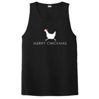 Christmas Chicken Merry Chickmas Hen Santa Hat Gift PosiCharge Competitor Tank