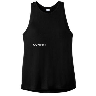 Comfrt Cosy Minimalist Design Ladies PosiCharge Tri-Blend Wicking Tank