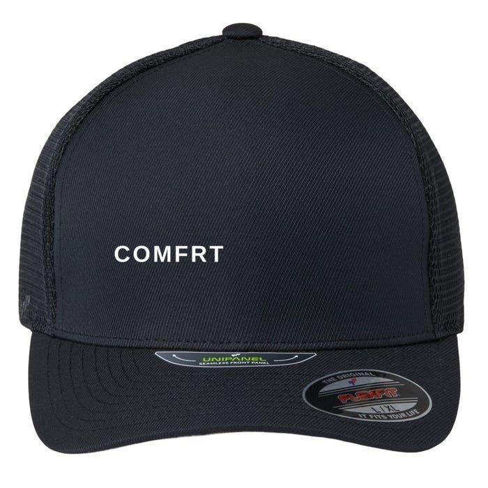 Comfrt Cosy Minimalist Design Flexfit Unipanel Trucker Cap