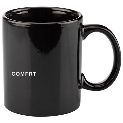 Comfrt Cosy Minimalist Design 11oz C Handle Ceramic Mug