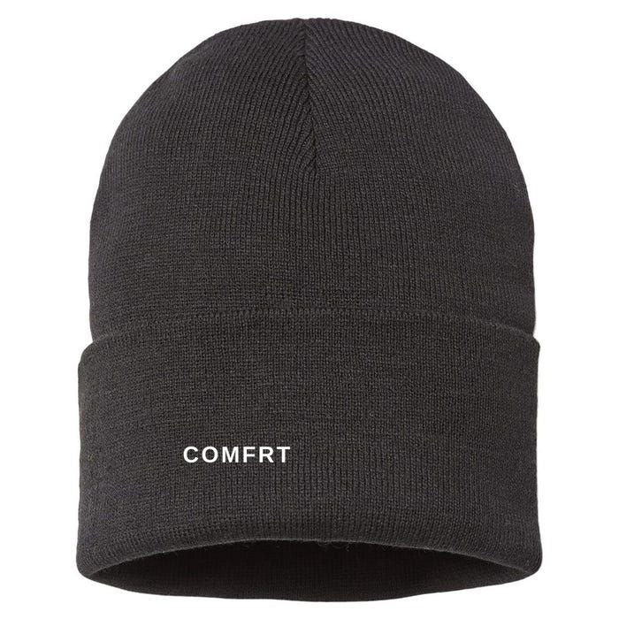 Comfrt Cosy Minimalist Design Sustainable Knit Beanie