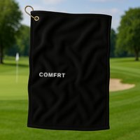 Comfrt Cosy Minimalist Design Golf Towel