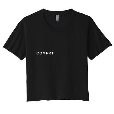Comfrt Cosy Minimalist Design Crop Top