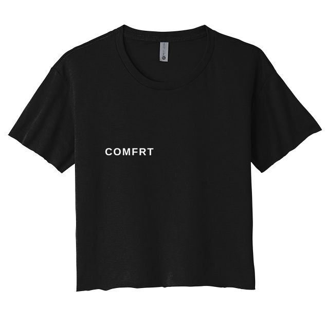Comfrt Cosy Minimalist Design Crop Top