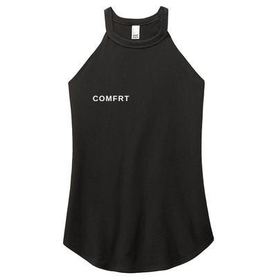 Comfrt Cosy Minimalist Design Women's Perfect Tri Rocker Tank