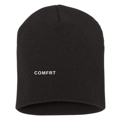 Comfrt Cosy Minimalist Design Short Acrylic Beanie