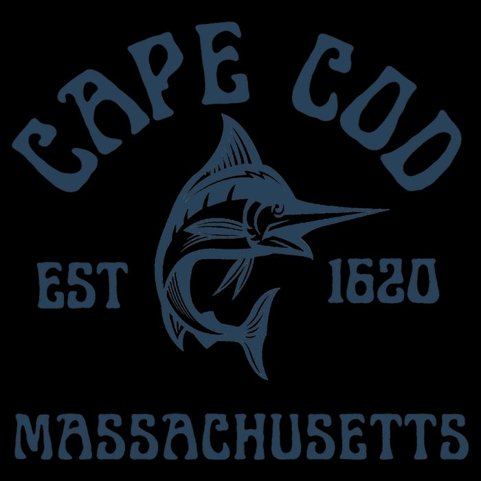Cape Cod Massachusetts Fishing Marlin Fish Beach Boating Meaningful Gift Cooling Performance Crew T-Shirt