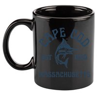 Cape Cod Massachusetts Fishing Marlin Fish Beach Boating Meaningful Gift 11oz C Handle Ceramic Mug
