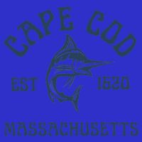 Cape Cod Massachusetts Fishing Marlin Fish Beach Boating Meaningful Gift Tall Sweatshirt