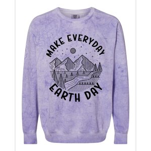 Climate Change Make Everyday Earth Day Save The Planet Colorblast Crewneck Sweatshirt