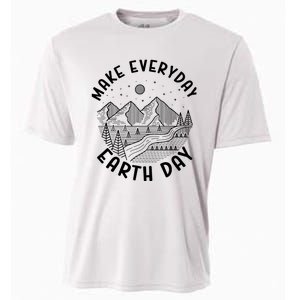 Climate Change Make Everyday Earth Day Save The Planet Cooling Performance Crew T-Shirt