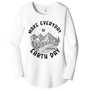 Climate Change Make Everyday Earth Day Save The Planet Women's Perfect Tri Tunic Long Sleeve Shirt