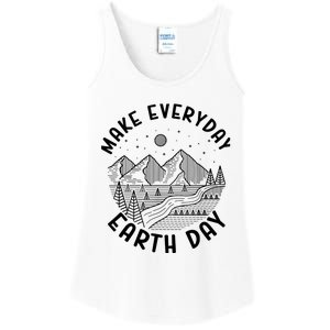 Climate Change Make Everyday Earth Day Save The Planet Ladies Essential Tank