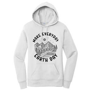 Climate Change Make Everyday Earth Day Save The Planet Women's Pullover Hoodie