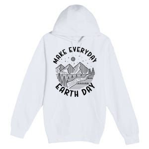 Climate Change Make Everyday Earth Day Save The Planet Premium Pullover Hoodie