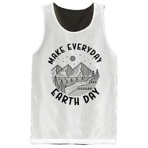 Climate Change Make Everyday Earth Day Save The Planet Mesh Reversible Basketball Jersey Tank