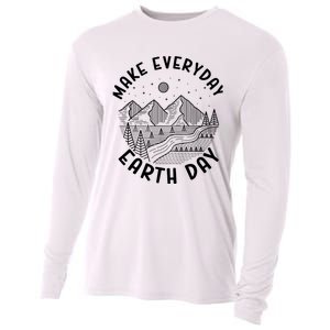 Climate Change Make Everyday Earth Day Save The Planet Cooling Performance Long Sleeve Crew