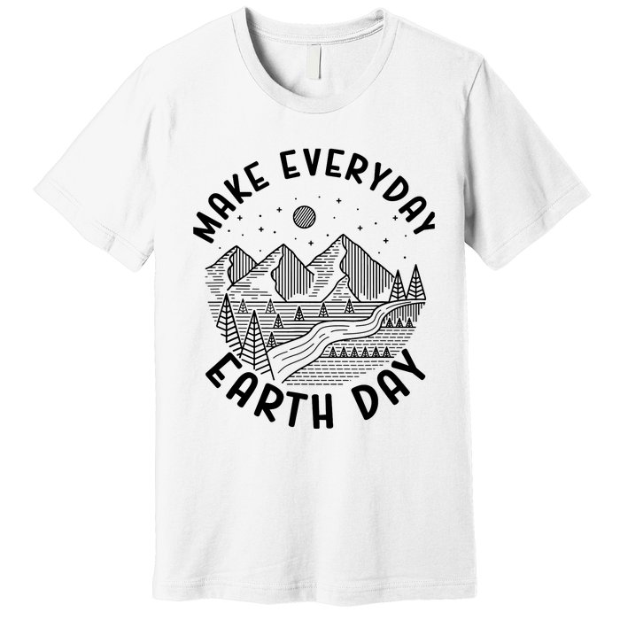 Climate Change Make Everyday Earth Day Save The Planet Premium T-Shirt