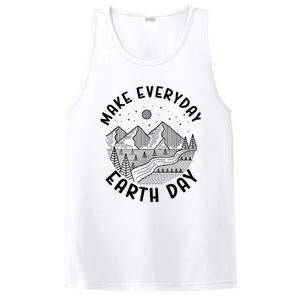 Climate Change Make Everyday Earth Day Save The Planet PosiCharge Competitor Tank