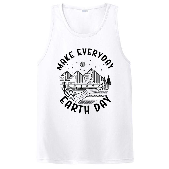 Climate Change Make Everyday Earth Day Save The Planet PosiCharge Competitor Tank